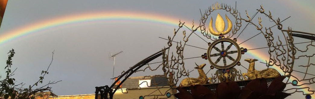 Rainbow over the London Buddhist Centre